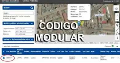 Aprenda a Obtener el Código Modular de su Institución Educativa o Colegio 4 Aprenda a Obtener Código modular de Institución Educativa