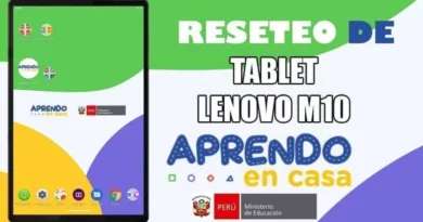 Reseteo de Tablet Lenovo M10 de Aprendo en Casa del MINEDU 7 Reseteo de Tablet Lenovo M10 de Aprendo en Casa del MINEDU