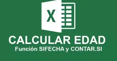 Calcular edades y contar cantidad de personas de determinada edad con Excel 7 Calcular edades y contar cantidad de personas de determinada edad
