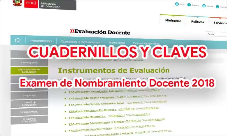 Nombramiento Docente 2018: Cuadernillos y Claves del Examen 1 Descarga los cuadernillos y claves del Examen de Nombramiento Docente 2018