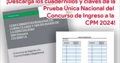 Nombramiento Docente 2024: Cuadernillos y Claves del Examen 2 Descarga los cuadernillos y claves del Examen de Nombramiento Docente 2024