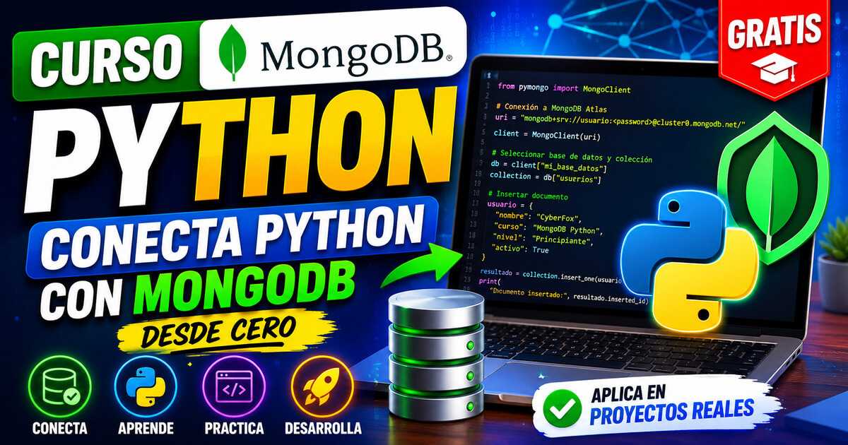 Curso MongoDB Python: 7 razones para aprender