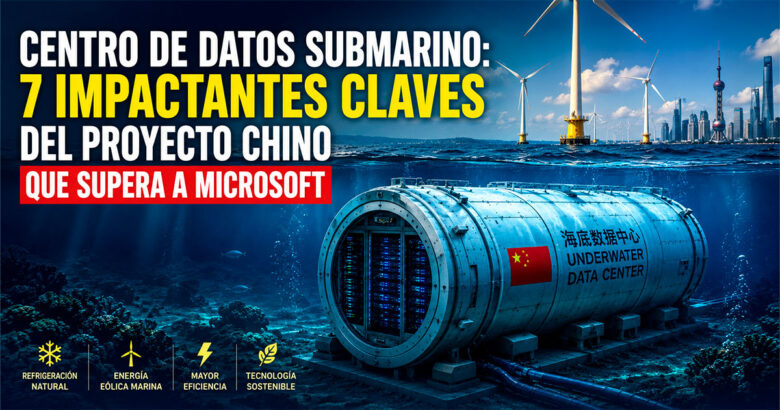 Centro de Datos Submarino: 7 Impactantes Claves del Proyecto Chino que Supera a Microsoft 1 Centro de datos submarino de China impulsado por energía eólica marina
