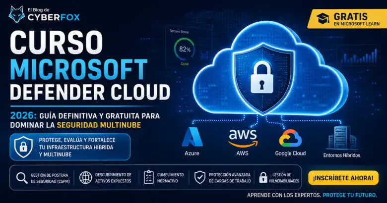 Curso Microsoft Defender Cloud gratis 2026 para seguridad multinube