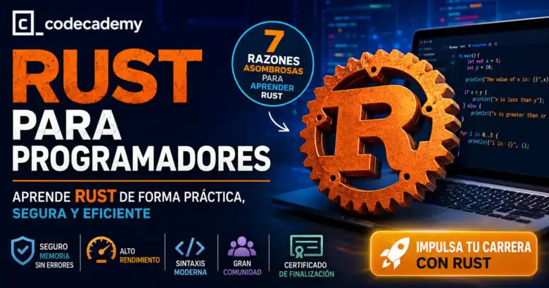 Rust para Programadores curso Codecademy aprender Rust programación segura