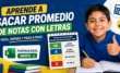 Aprende a sacar promedio de notas con letras - literales