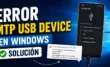 Error MTP USB Device Windows: 1 Solución Definitiva 8 MTP USB Device Windows