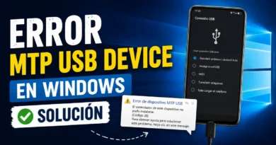 Error MTP USB Device Windows: 1 Solución Definitiva 12 MTP USB Device Windows