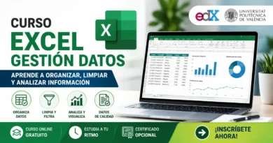 Curso Excel Gestión de Datos: 10 beneficios poderosos para dominar Excel 13 Curso Excel Gestión de Datos gratuito en edX para aprender análisis y organización de información