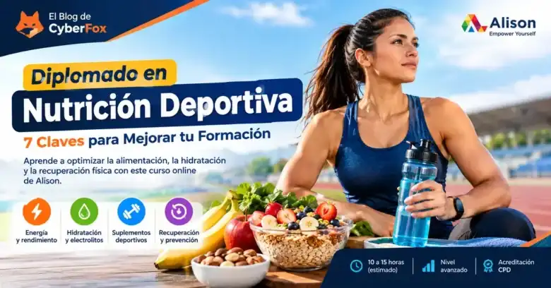 Diplomado en nutrición deportiva: alimentación saludable e hidratación para deportistas