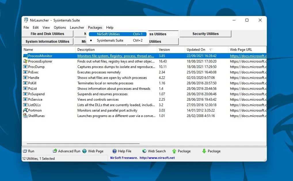 NirLauncher